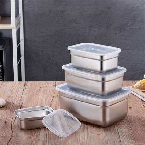 steel storage boxes with lids|rectangular metal containers with lids.